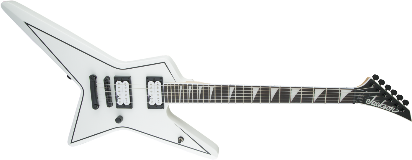 Jackson Gus G - Jackson X Series Signature Gus G Star, Satin White (1400x1000), Png Download