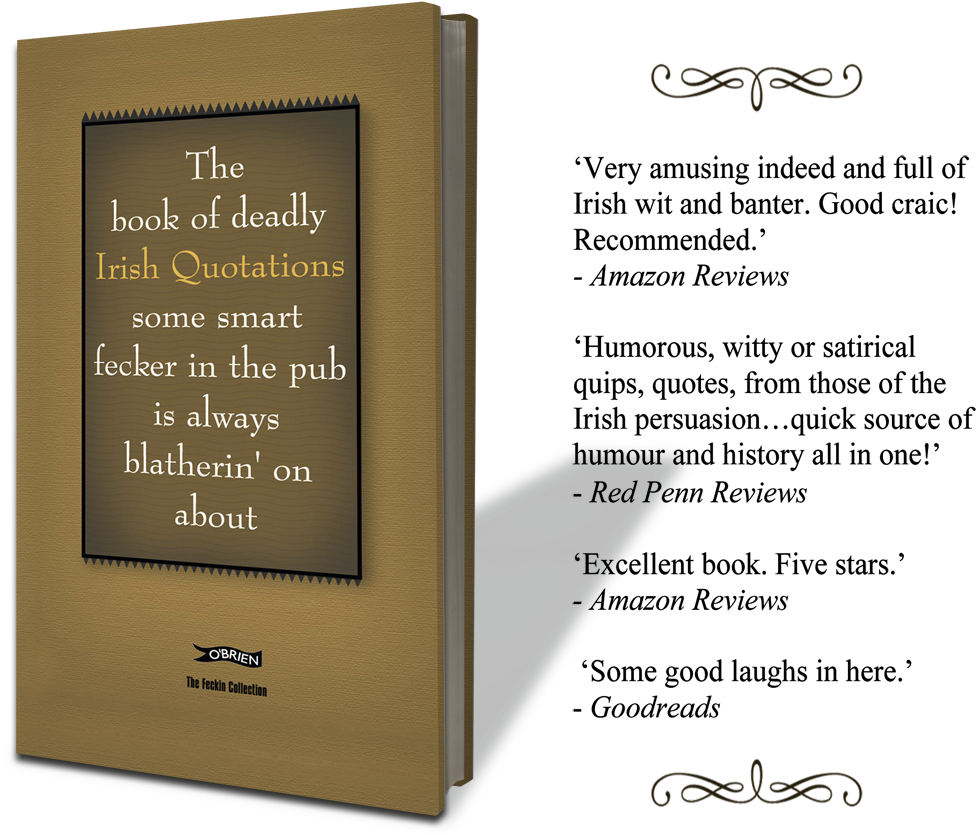 Book Of Deadly Irish Quotations Some Smart Fecker In - Book Of Deadly Irish Quotations Some Smart Fecker By (1000x840), Png Download