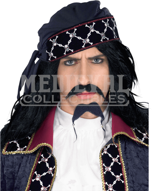 Pirate's Beard And Moustache - Forum Novelties 58280 Pirate Moustache And Beard (850x850), Png Download