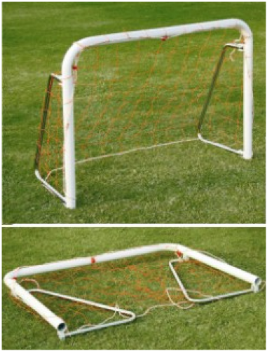 Vinex Football/soccer Goal Post Steel Junior - Net (500x500), Png Download