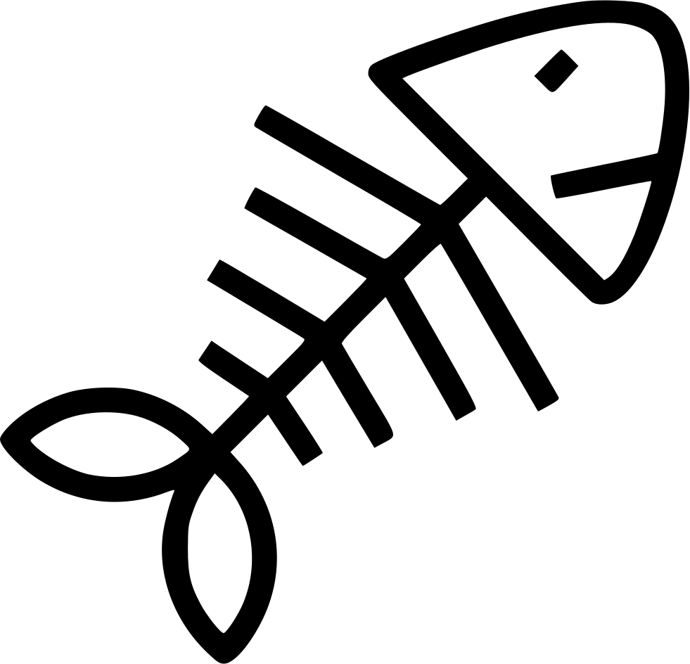 Fish Bone Consome Soup Stock Comments - Fishbone Icon (981x944), Png Download