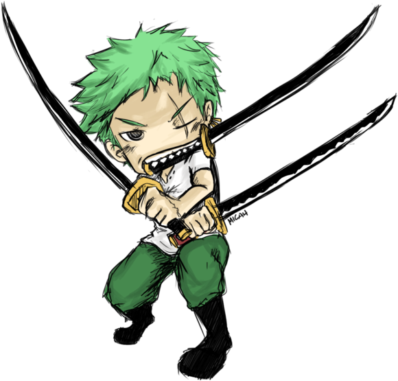 One Piece Chibi Png Transparent Image - Chibi Zoro One Piece Png, Png  Download, free png download