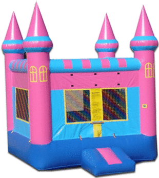 Princess Bounce House - Blast Zone Princess Dreamland Inflatable Bounce Castle (360x350), Png Download