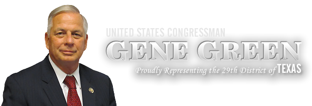 Congressman Gene Green - Congressman Of Houston (650x210), Png Download