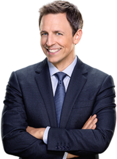 Famed "saturday Night Live" Head Writer And Anchor - Gage Seth Meyers (480x320), Png Download
