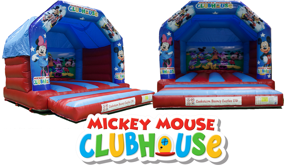 Clubhouse Mickey Bouncy Castle - Mickey Mouse Clubhouse (1000x600), Png Download