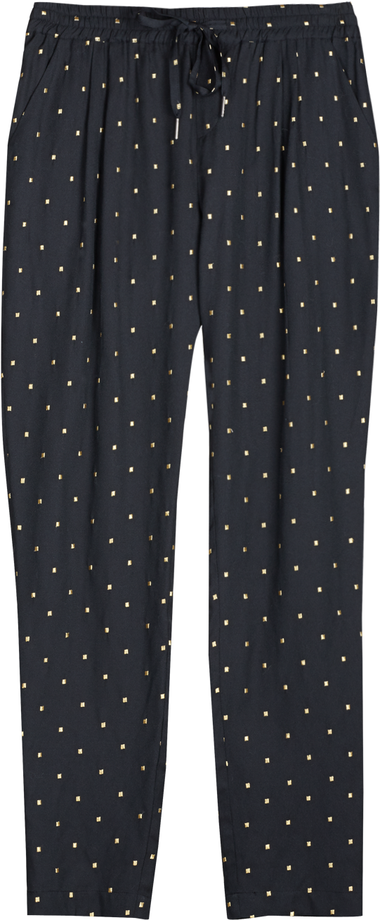 Awesome @joie Linser Pants With Gold Squares - Polka Dot (700x1400), Png Download