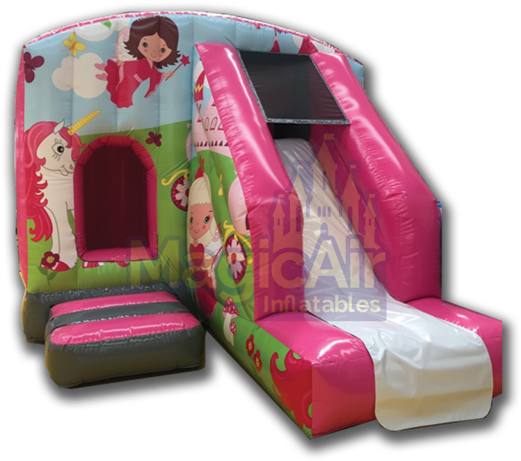 Princess Combi Bouncy Castle - Inflatable Castle (800x800), Png Download