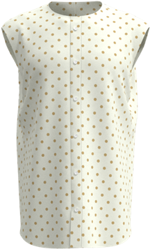Picture Of Golden Brown Polka Dots Shirt - Polka Dot (311x415), Png Download