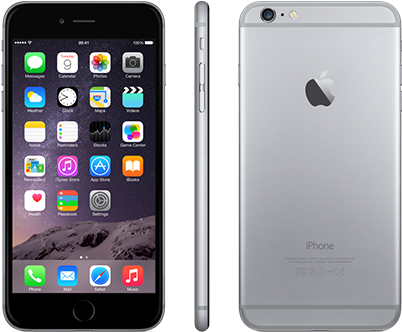Iphone 6 Plus Space Grey - Iphone 6 Plus Space Grey 64gb (470x360), Png Download