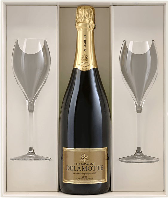 Champagne Delamotte (646x1000), Png Download