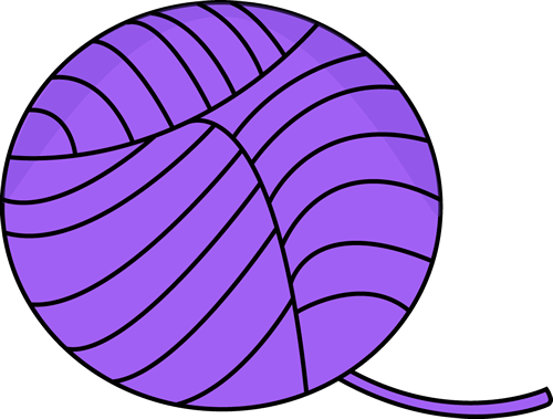 Yarn Clipart - Wool Ball Clipart (500x379), Png Download