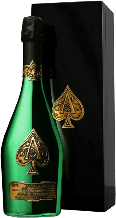 Singapore Wines Wholesales - Armand De Brignac Limited Edition Green (992x992), Png Download