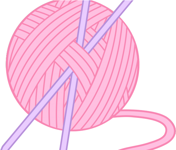 Download Kittens Clipart Yarn Clip Art - Knitting Needles With Yarn Png ...