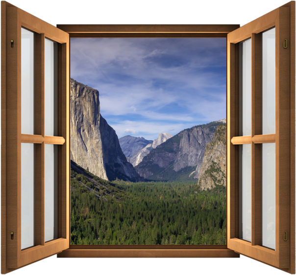 Magic Window - Yosemite National Park, Yosemite Valley (630x630), Png Download