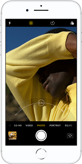 Optical Zoom - Apple Iphone 8 (1024x634), Png Download