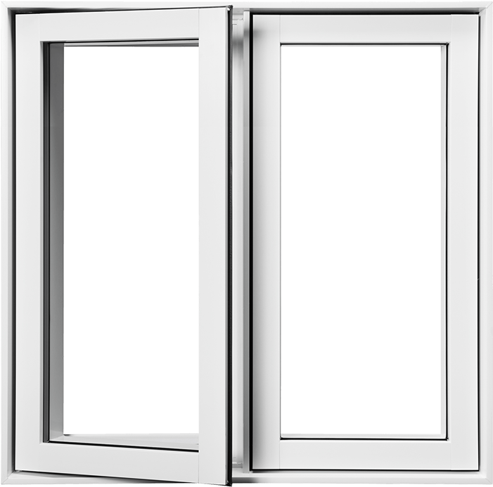 An Image Of A Standard Nordik Casement Window Slightly - Window (700x700), Png Download