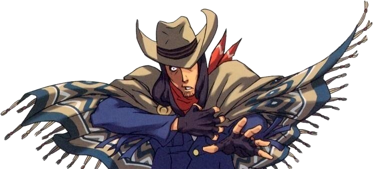 Surprised Marshall - Ace Attorney Officer Marshall (745x338), Png Download