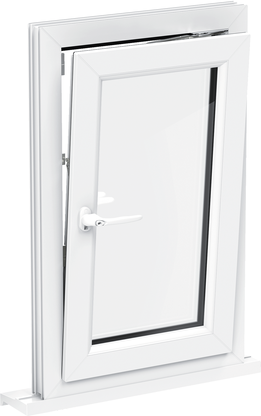 Upvc Tilt And Turn Window - Water (3000x2000), Png Download