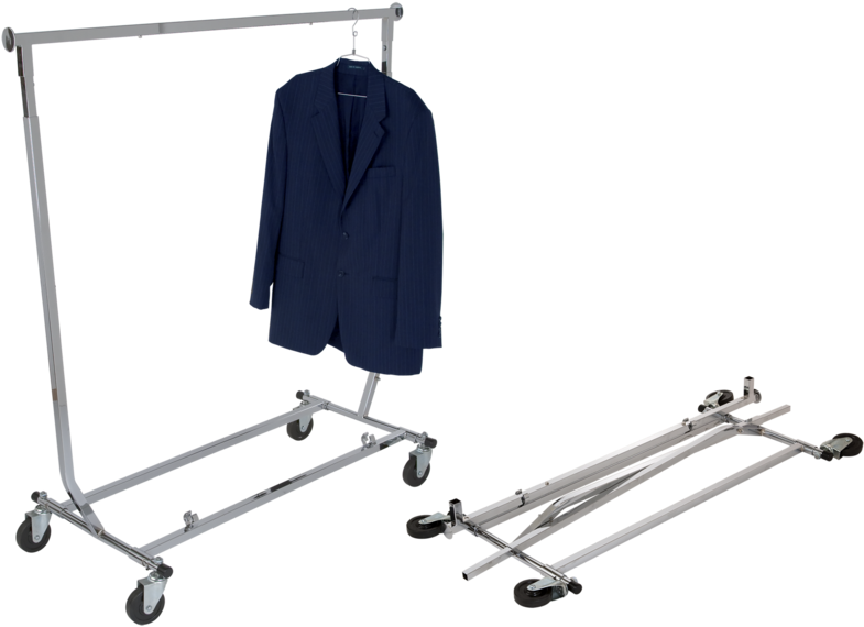 Collapsible Garment Rack - Econoco Rcw/4 Collapsible Garment Rack (800x800), Png Download