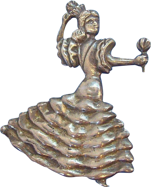 Spanish Senorita Flamenco Dancer With Maracas Sterling - Dance (782x782), Png Download