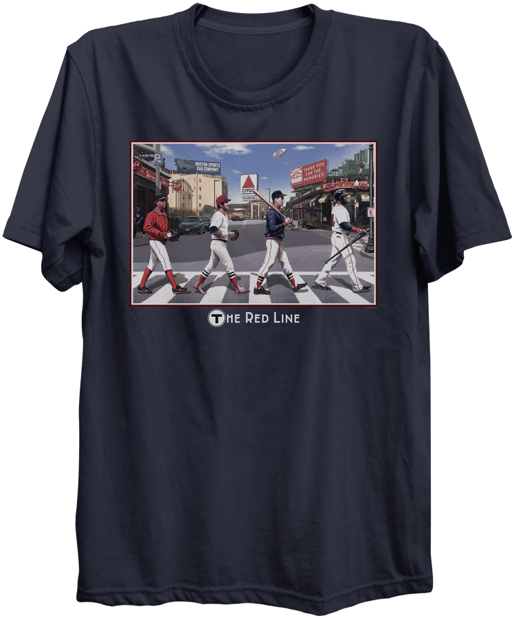 Red Line T-shirt - Love Boston Sports 16 X 20 Wall Print Red Line (1044x1280), Png Download