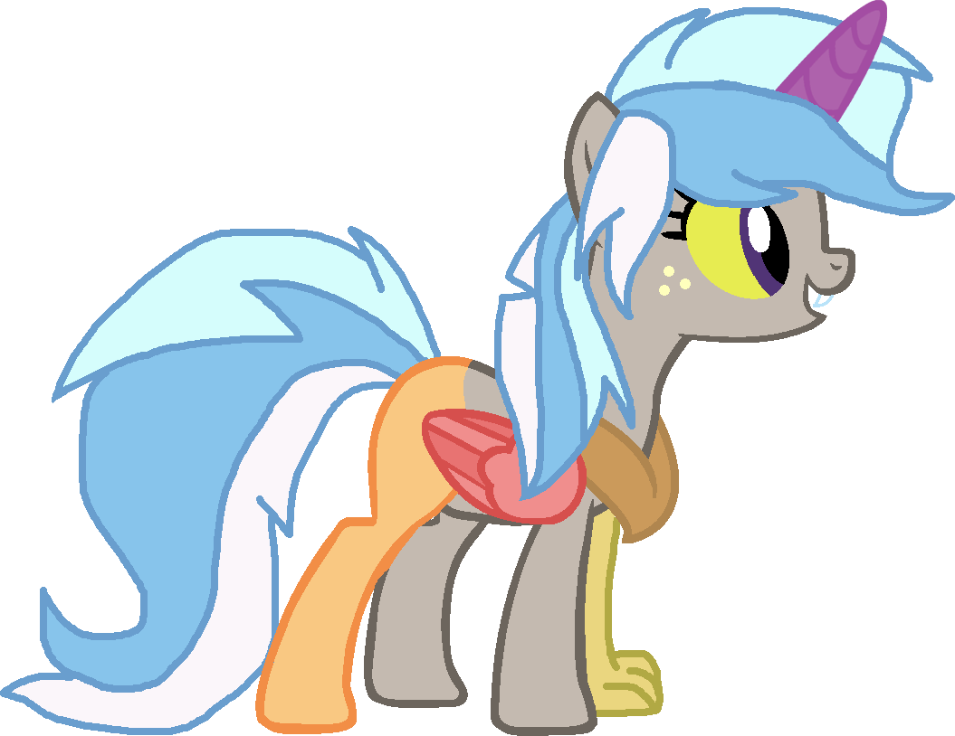 Hullabud Foal - Cartoon (1055x814), Png Download