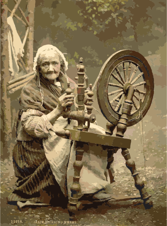 All Photo Png Clipart - Irish Spinning Wheel (553x750), Png Download