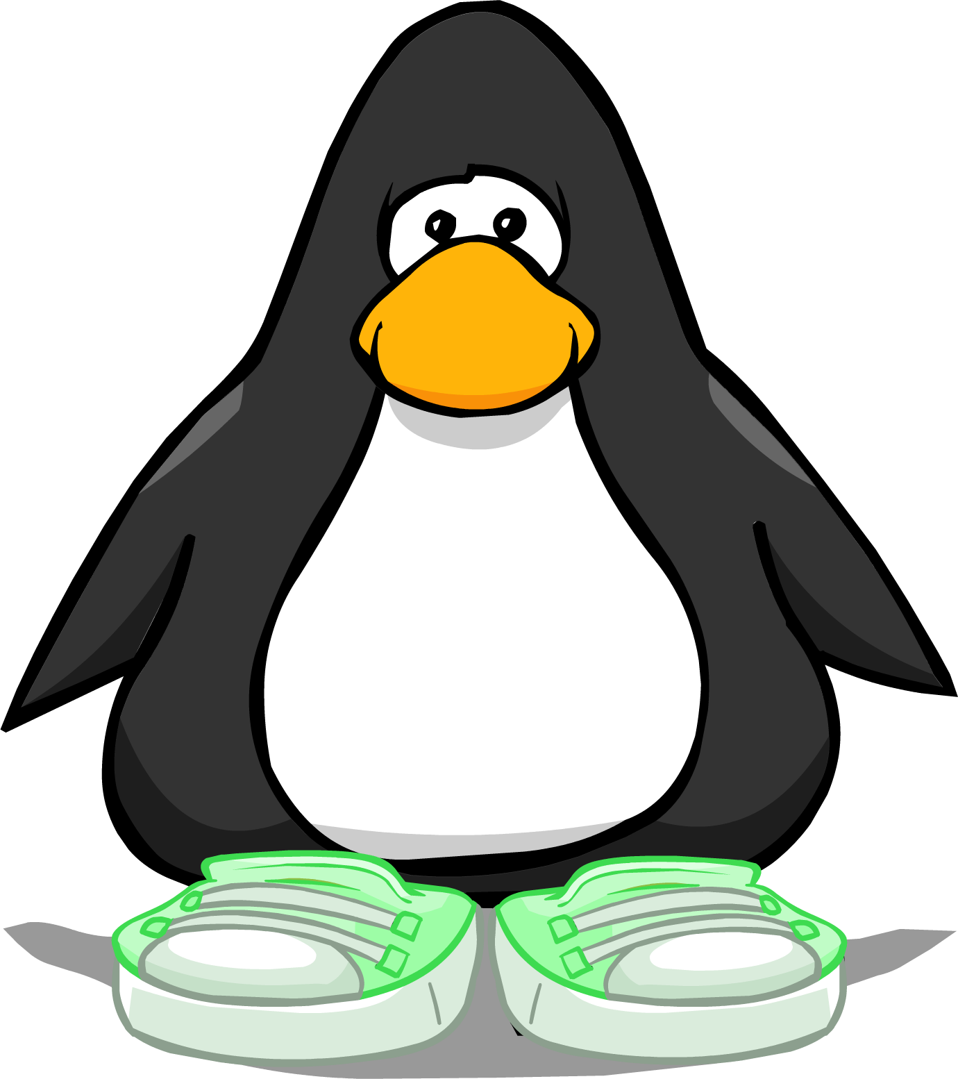 Kiwi Sneakers On A Player Card - Club Penguin (1380x1554), Png Download