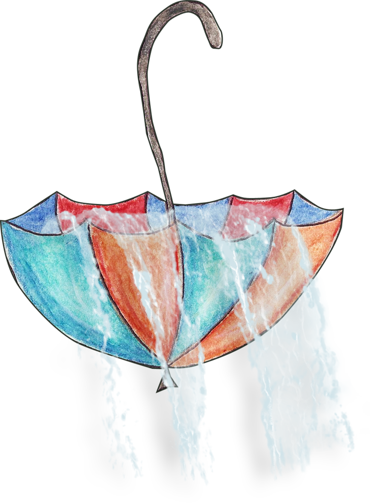 ಌ○‿✿⁀rainy Days‿✿⁀○ಌ Rain Drops, Rainy - Guarda Chuva De Cabeça Para Baixo Png (753x1024), Png Download