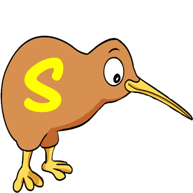 Kiwi Bird Front View Animated (400x400), Png Download