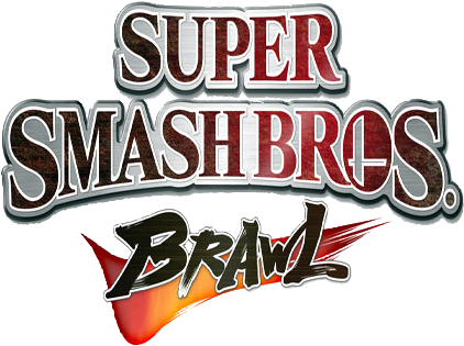Ssbb - Smash Bros Brawl Logo Png (430x320), Png Download