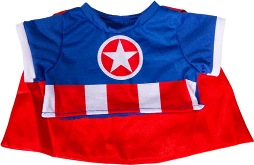 A Bear Ican Hero Tee With Cape - Teddy Bear (520x600), Png Download