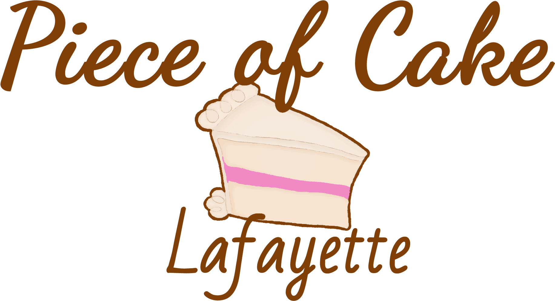 Piece Of Cake - Piece Of Cake Lafayette (2400x1096), Png Download