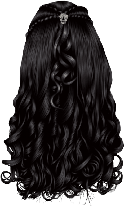 Free Png Women Hair Png Images Transparent - Long Hair Back Png (480x718), Png Download