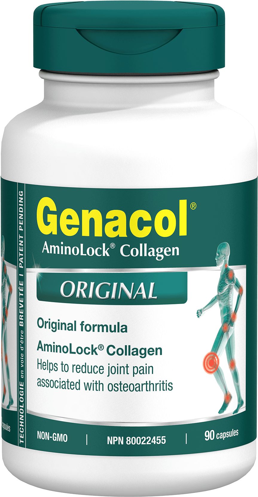 Genacol Original Formula - Genacol Bio-active Collagen Matrix Capsules (180 Capsules) (1800x1800), Png Download