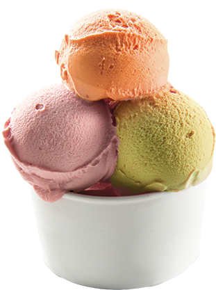 Zucchero, Latte, Panna E Un Tuorlo D'uovo. Il Gelato (348x450), Png Download