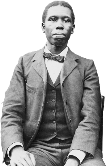 Paul Dunbar Sitting, Dressed In Suit And Tie - Paul Laurence Dunbar (350x544), Png Download