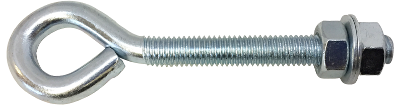 Eye Bolts & Nuts M10 - Eyes Bolt And Nut (800x256), Png Download