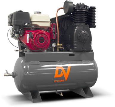 5 To 15 Hp Is Engineered To Provide A Heavy-duty, Durable - Devair Gas Powered Air Compressor (400x400), Png Download