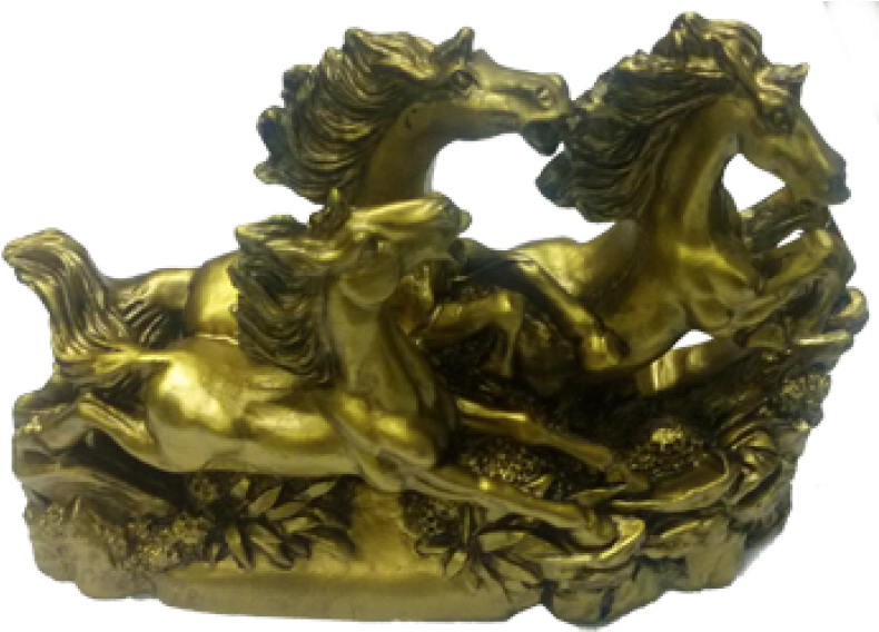 Feng Shui Running Horses - Horse (800x800), Png Download