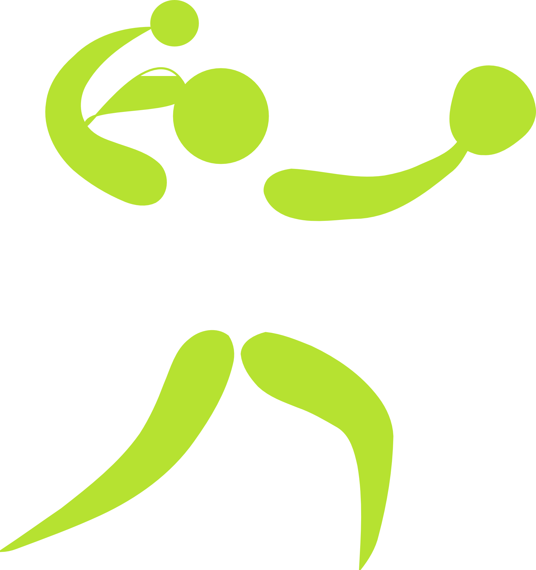 Softball Girl Stickman Stick Figure - Softball Stick Figure Pitcher (1805x1920), Png Download