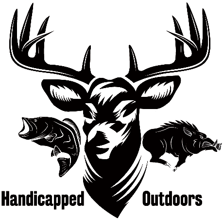 Handicapped Outdoors - Fishing And Hunting Vector (468x486), Png Download
