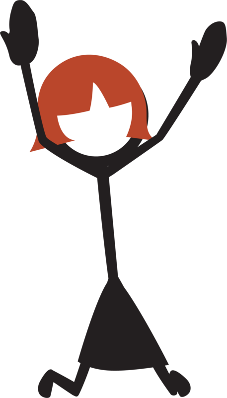 7266 Stick Figures Woman2 1 Web - Stick Woman Png (457x800), Png Download