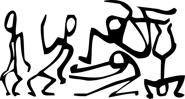 Stick People, Stick Figures, Motion - Drama V.i.b.e.s.: Foundations For Creative Learning (635x340), Png Download