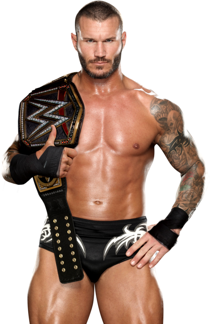 Wwe Champion - Randy Orton Wwe Championship (731x1092), Png Download