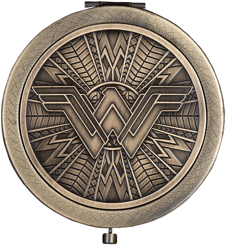 Luxie Wonder Woman Brush Set Luxie Wonder Woman Brush - Wonder Woman Shield Png (875x1020), Png Download