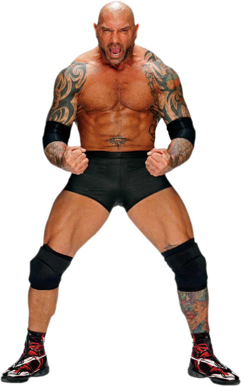 Superestrella, Wwe, Leyendas - Wwe Batista 2015 Png (863x1370), Png Download