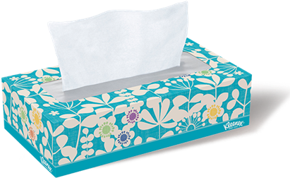 Kleenex - Kleenex Tissue 85ct Flat (441x380), Png Download
