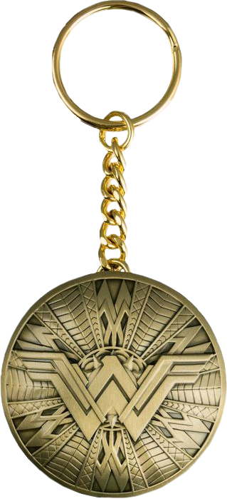 Wonder Woman Shield Metal Keychain - Wonder Woman Keychain Metal (319x699), Png Download